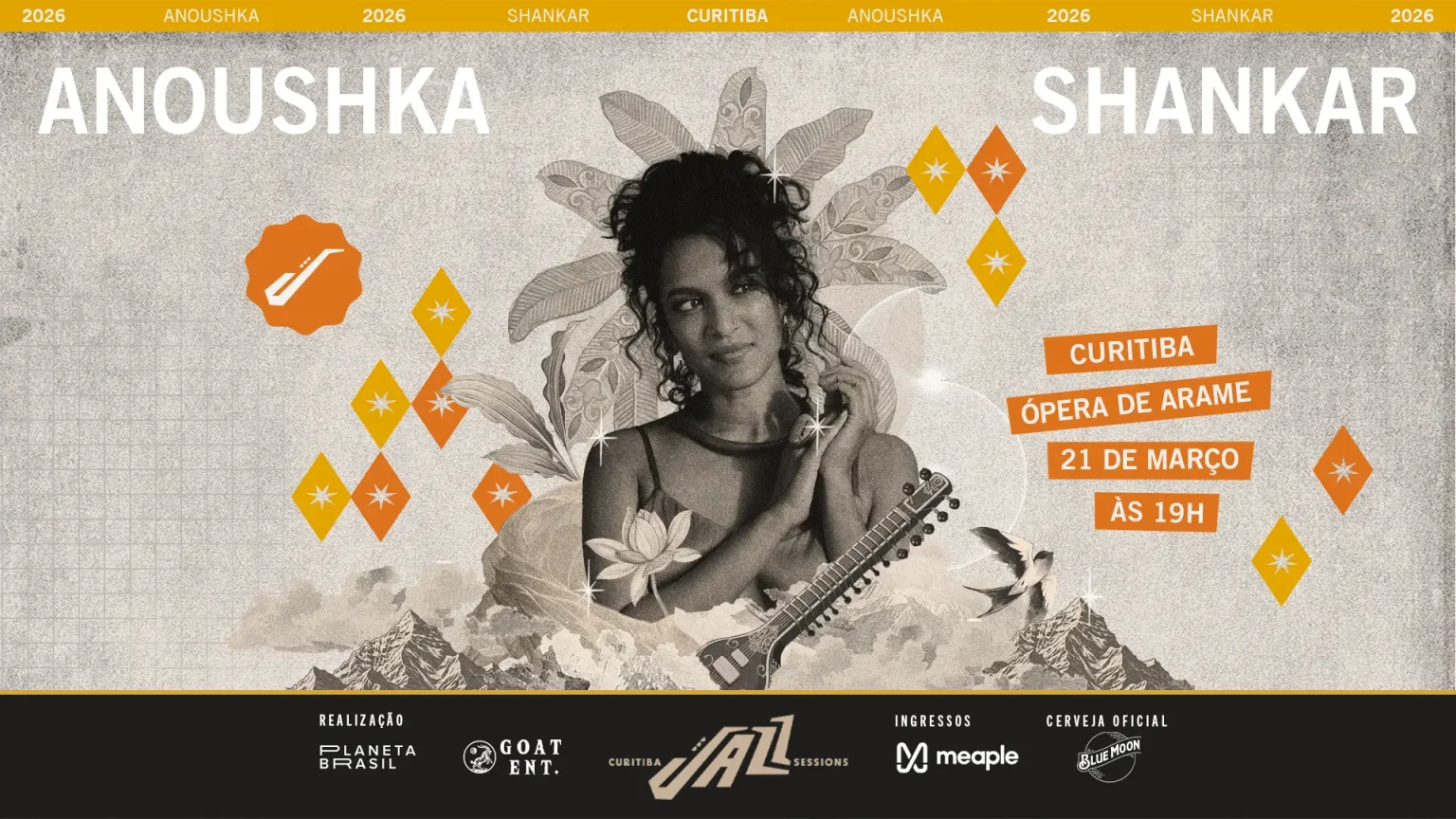 Anoushka Shankar: O Encontro do Oriente com a Ópera de Arame