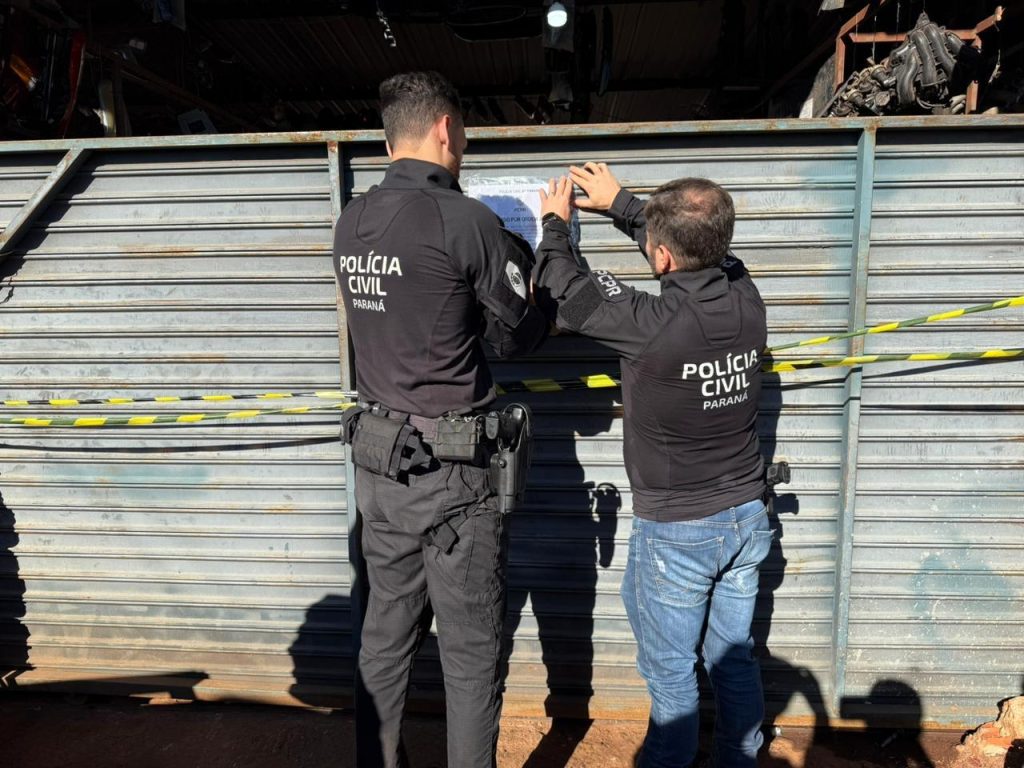 PCPR fecha desmanche ilegal e apreende veículos furtados em Sarandi