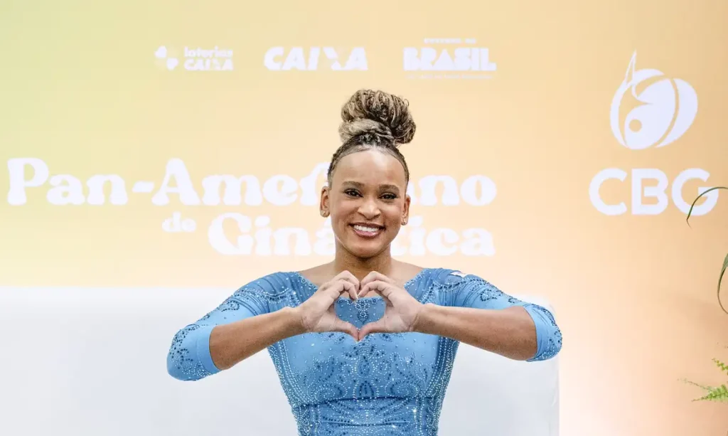 Retorno triunfal: Rebeca Andrade conquista medalha de ouro no Pan de Ginástica