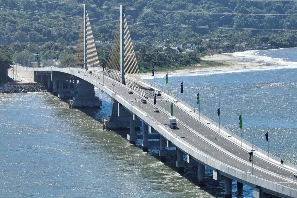 Ponte de Guaratuba entra para a lista das maiores do Brasil