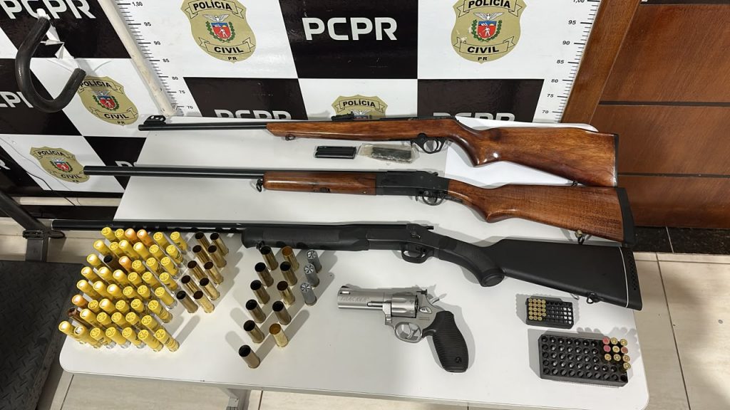 Polícia Civil deflagra operação contra o comércio ilegal de armas e prende seis no Paraná