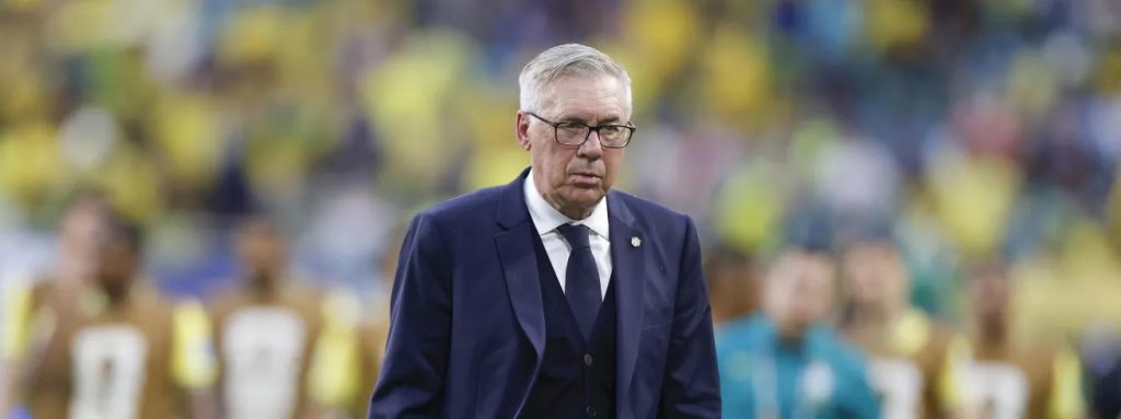 Ancelotti lamenta eliminação da Seleção, mas projeta futuro: “Não é o fim”