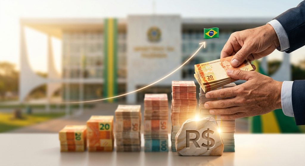Economia: Salário mínimo deve subir para R$ 1.741 em 2027, projeta Ministério da Fazenda