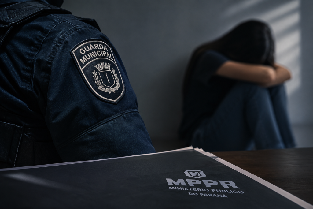 MPPR denuncia guarda municipal por crimes sexuais e ameaças contra adolescentes em Curitiba