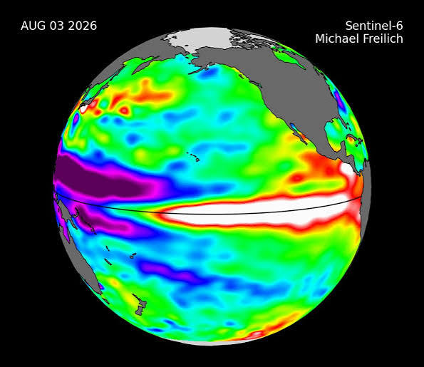 El Niño tem 75% de chance de ser o mais forte desde 1950, aponta nova projeção de agência climática dos EUA