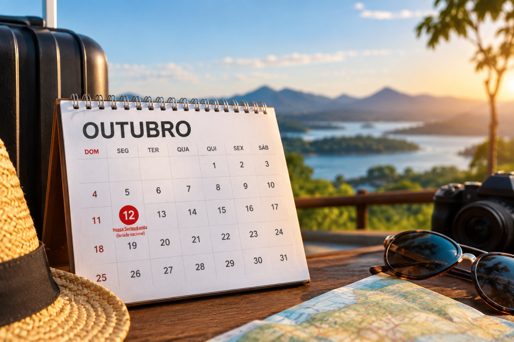 Feriado nacional de 12 de outubro garante fim de semana prolongado após o primeiro turno