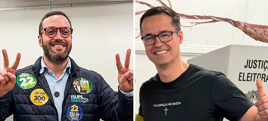 Paraná elege Filipe Barros e Deltan Dallagnol para as duas cadeiras do Senado Federal