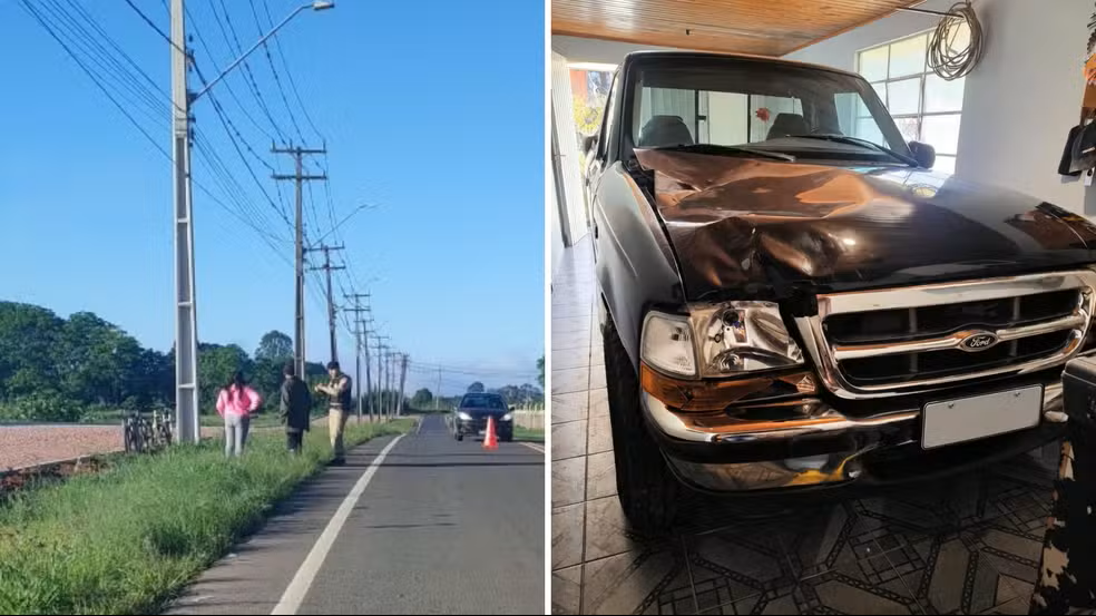 Tragédia em Ponta Grossa: Jovem de 18 anos morre atropelado em acostamento enquanto tirava foto com amigos a caminho de pescaria