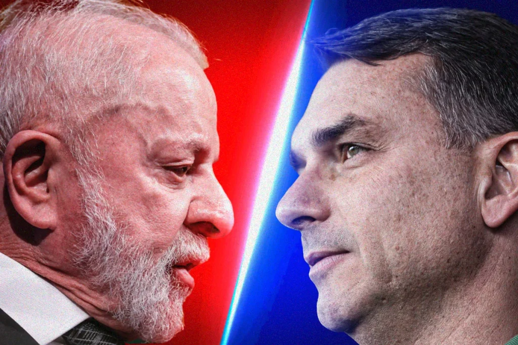 Pesquisa BTG/Nexus aponta empate técnico entre Flávio Bolsonaro e Lula no segundo turno