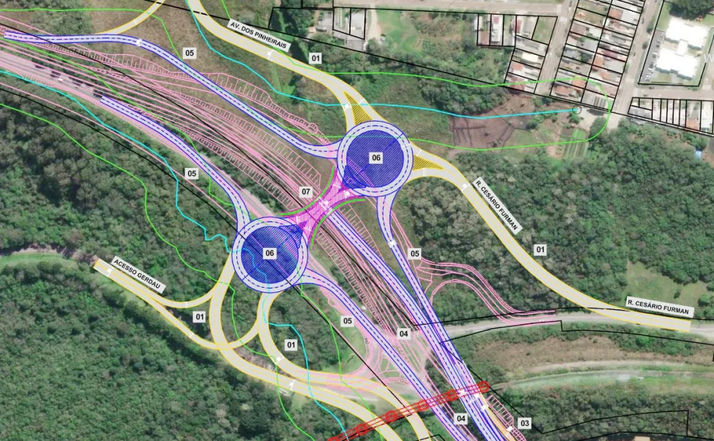 Prefeitura de Araucária garante acordo de até R$ 70 milhões em obras de mobilidade na PR-423
